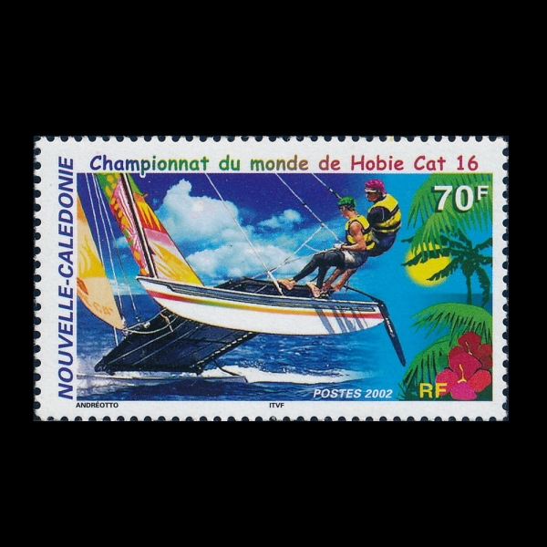 NEW CALEDONIA(��Į�����Ͼ�)-#896-70fr-HOBIE CAT 16 WORLD CHAMPIONSHIPS(ȣ�� 16 ���� ������ ��ȸ)-2002.4.1��