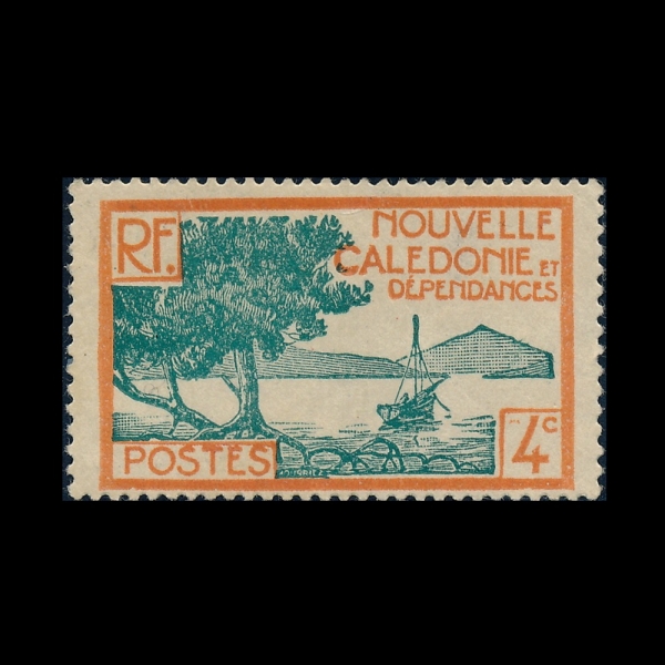 NEW CALEDONIA(��Į�����Ͼ�)-#138-1c-BAY OF PALETUVIERS POINT(�ȷ�Ƣ�� ����Ʈ ��)-1928��