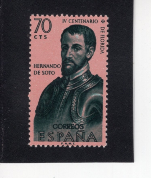 SPAIN(������)-#946-70c-HERNANDO DE SOTO(�������� �� ����)-1960.10.12��