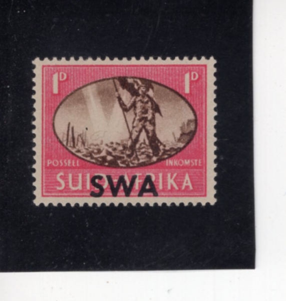 SOUTH WEST AFRICA(���� ������ī)-#153-1p-\"VICTORY\"(�¸�)-1945.12.3��
