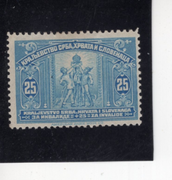 YUGOSLAVIA(����������)-#B3-25p-SYMBOLICAL OF NATIONAL UNITY(���� ��¡)-1921.1.30��