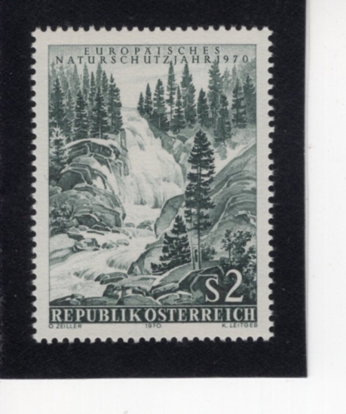 AUSTRIA(����Ʈ����)-#862-2s-EUROPEAN NATURE CONSERVATION YEAR, 1970(���� �ڿ���ȣ�� 1970��)-1970.5.19��