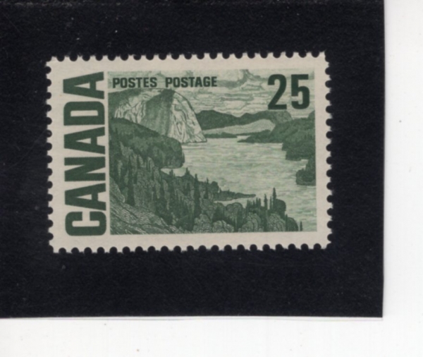 CANADA(ĳ����)-#465-25c-\"THE SOLEMN LAND\" BY J. E. H. MACDONALD(���ӽ� ������� ��� �Ƶ������� ������ ��)-1969.12.9��