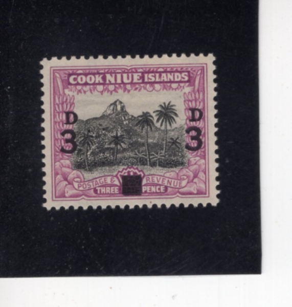 NIUE(�Ͽ쿡)-#76-3p on 1 1/2p-MT. IKURANGI BEHIND AVARUA(����밡�� �������� ����)-1940.9.2��