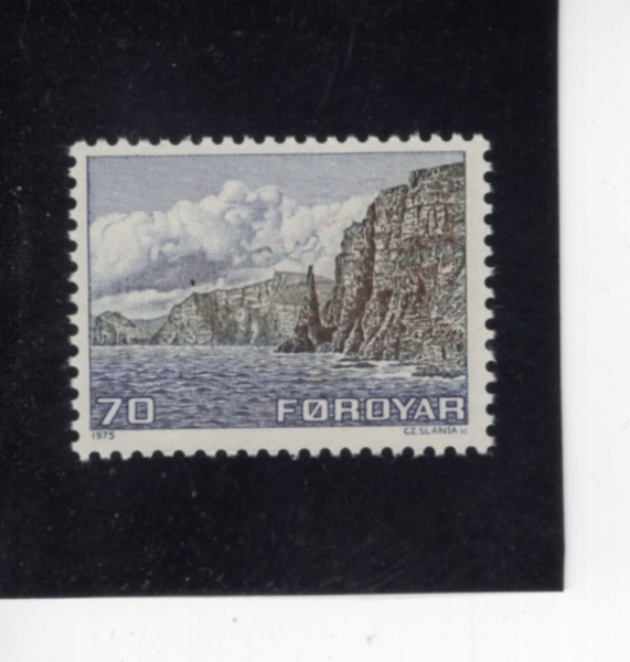 FAROE ISLANDS(��� ����)-#11-70o-VIEW OF STREYMOY AND VAGAR(��Ʈ���̸��̿� �ٰ��� ����)-1975.1.30��