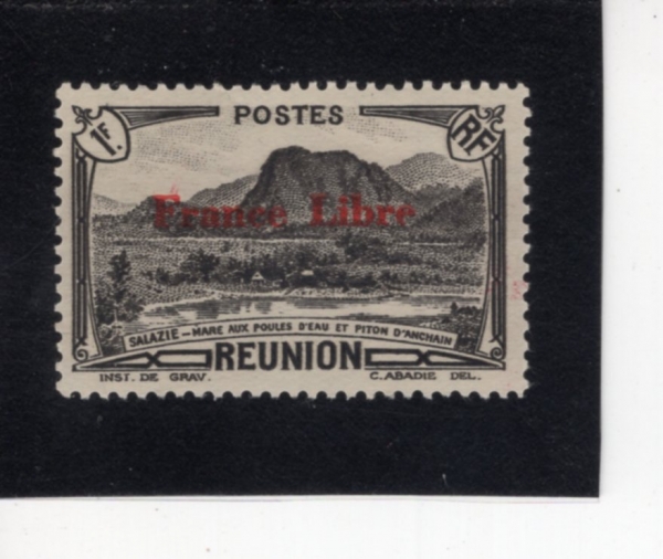 REUNION(�����Ͽ�)-#204-1fr-WATERFOWL LAKE AND ANCHAIN PEAK(���ͺ� ����ũ, ��ü�� ��ũ)-1943��