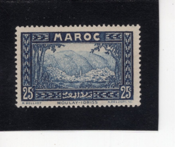 FRENCH MOROCCO(�������� �����)-#131-25c-MOULAY IDRISS OF THE ZEHROUN(������ �̵帮�� ������)-1933��