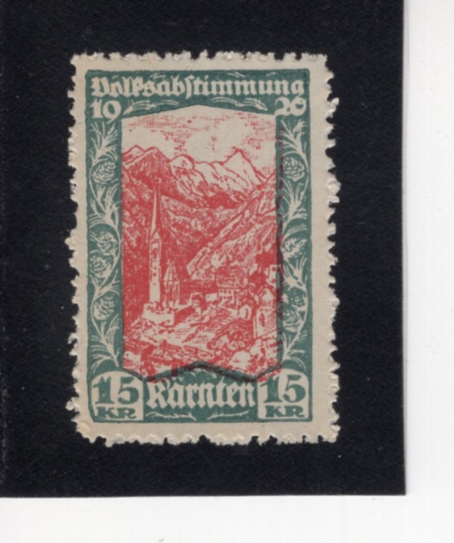 AUSTRIA-KARNTEN(����Ʈ����-�ɸ���)-#NO-15kr-HEILGENBLUT SCENE(���ϸ��պ���Ʈ ǳ��)-1920��