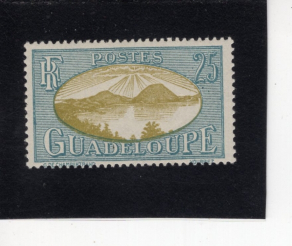 GUADELOUPE(�������)-#104-25c-SAINTS ROADSTEAD(���� �ε彺�׵�)-1928��