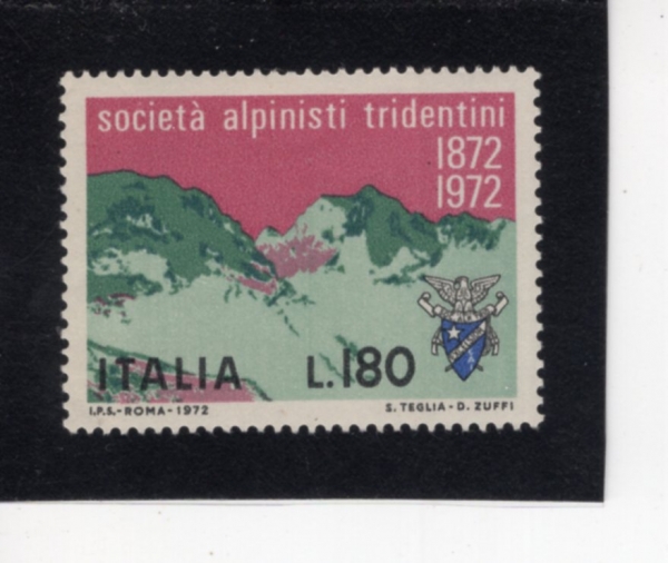 ITALY(��Ż����)-#1072-180 I-SUNSET OVER MT. CROZZON(ũ������ ���� ����)-1972.9.2��