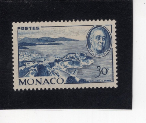 MONACO(����)-#199-30c-HARBOR OF MONTE CAIRO(���� ī�̷� �ױ�)-1946.12.13��