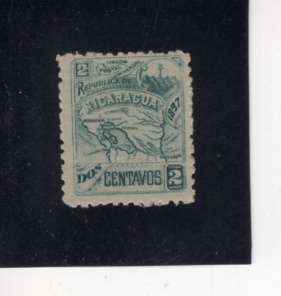 NICARAGUA(��ī���)-#82-2c-MAP OF NICARAGUA(��ī����� ����)-1896��