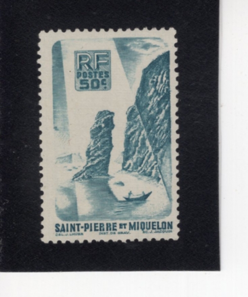 ST. PIERRE & MIQUELON(�� �ǿ��� ��Ŭ��)-#327-50c-SOLDIER\