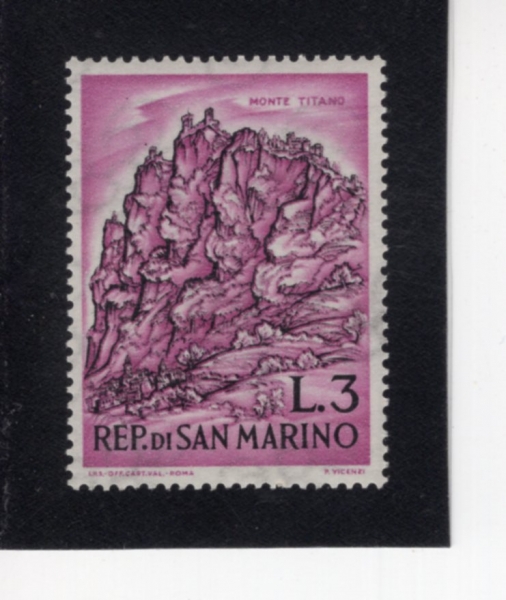 SAN MARINO(�긶����)-#521-3 I-MT. TITANO(Ÿ��ź ��)-1962.6.14��