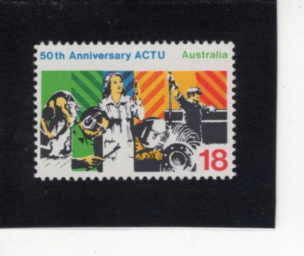 AUSTRALIA(����Ʈ���ϸ���)-#668-18c-TRADE UNION WORKERS(ȣ�� �뵿��������ȸ)-1977.5.9��
