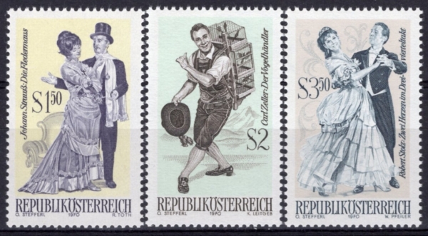 AUSTRIA(����Ʈ����)-#A325(3��)-OPERETTAS(���䷹Ÿ)-1970.9.11��
