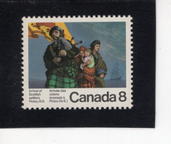 CANADA(ĳ����)-#619-8c-SCOTTISH SETTLERS AND \"HECTOR\"(����Ʋ���� ������, �̹μ�)-1973.7.20��