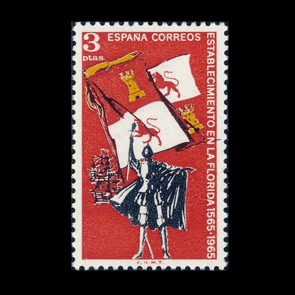 SPAIN(������)-#1312-3p-EXPLORER, ROYAL FLAG OF SPAIN AND SHIPS(Ž�谡, ������ �ս� ���, ����)-1965.8.28��