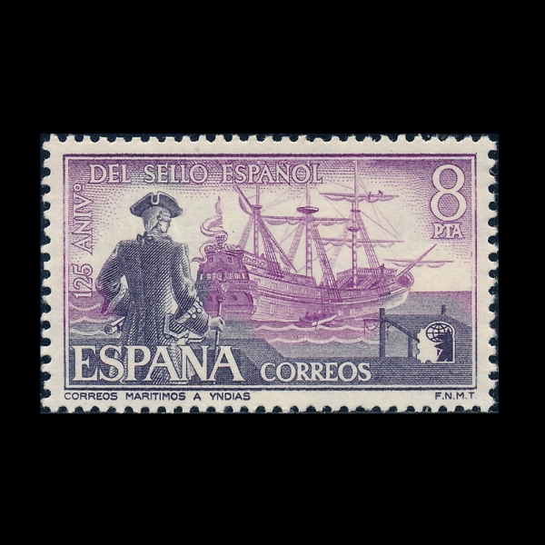 SPAIN(������)-#1867-8p-MAIL SHIP OF INDIAN SERVICE(RMS �ε� �ο�)-1975.1.2��