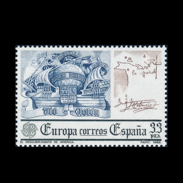 SPAIN(������)-#2291-33p-DISCOVERY OF NEW WORLD, 1492(�ݷ�����, \"�ż���\" ����)-1982.5.3��