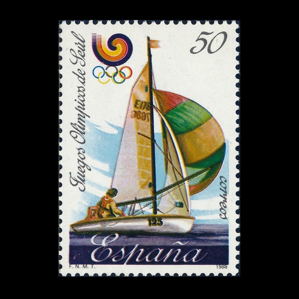 SPAIN(������)-#2567-50p-YACHTING(����)-1988.9.10��