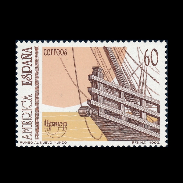 SPAIN(������)-#2691-60p-DISCOVERY OF AMERICA, 500TH ANNIV.(�̴�� �߰� 500�ֳ�)-1992.10.15��