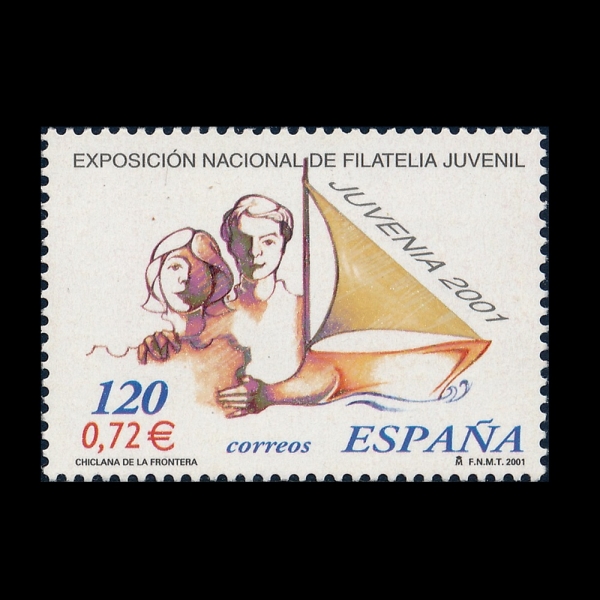 SPAIN(������)-#3082-120p-JUVENIA 2001, NATL. YOUTH PHILATELIC EXHIBITION(û�ҳ� ��ǥ ���� ����ȸ)-2001.3.9��