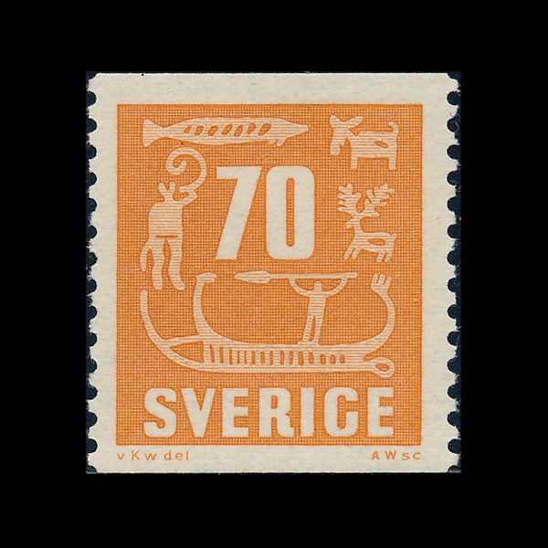 SWEDEN(������)-#511-70o-ROCK CARVINGS(Ÿ���� �ϰ�ȭ)-1957��