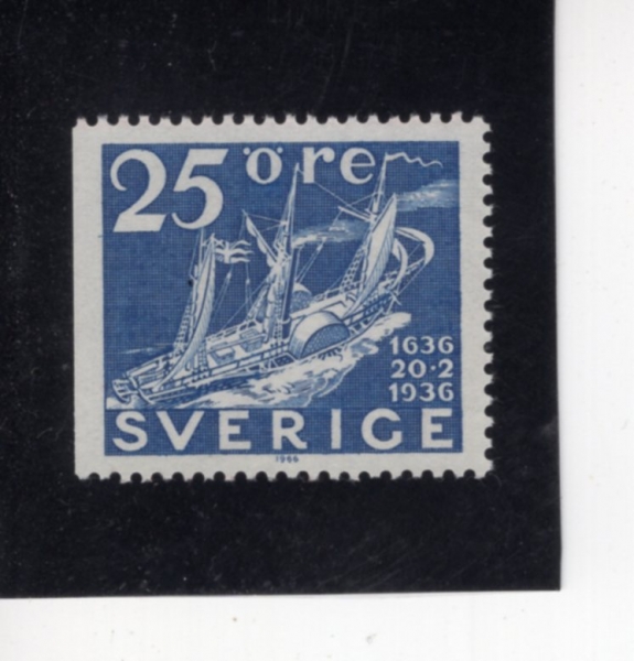 SWEDEN(������)-#B56-25o-MAIL PADDLE STEAMSHIP(���� �� �е� ���⼱)-1966.11.15��