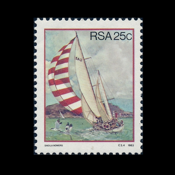 SOUTH AFRICA(��������ī��ȭ��)-#620-25c-SAILING(����)-1983.7.20��