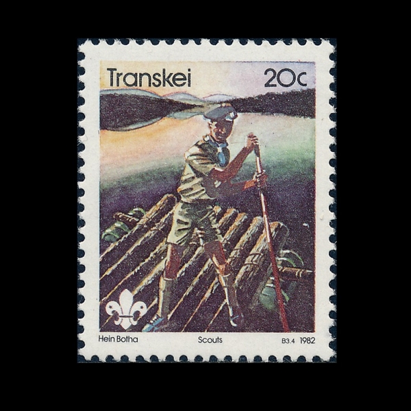 SOUTH AFRICA-TRANSKEI(Ʈ��������)-#95-20c-RAFTING(������)-1982.5.14��