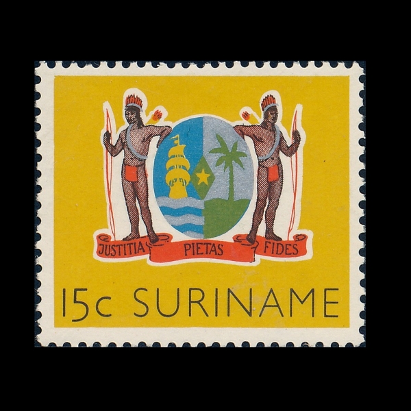 SURINAM(������)-#283-15c-ARMS OF SURINAM(������ ����)-1960.7.1��