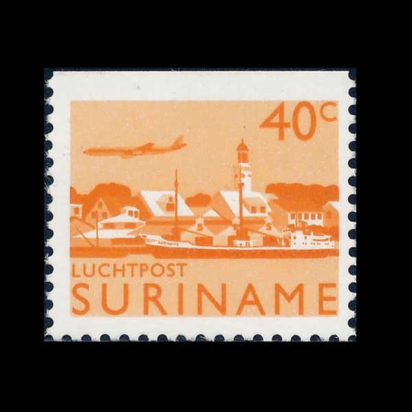 SURINAM(������)-#C36-40c-SHIP IN HARBOR(�ױ��� ����)-1965.7.31��