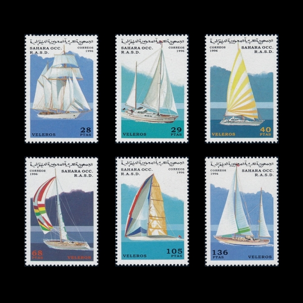 SAHARAUI(���϶� �ƶ� ���� ��ȭ��)-#NO(6��)-VARIOUS YACHTS(��Ʈ)-1996��