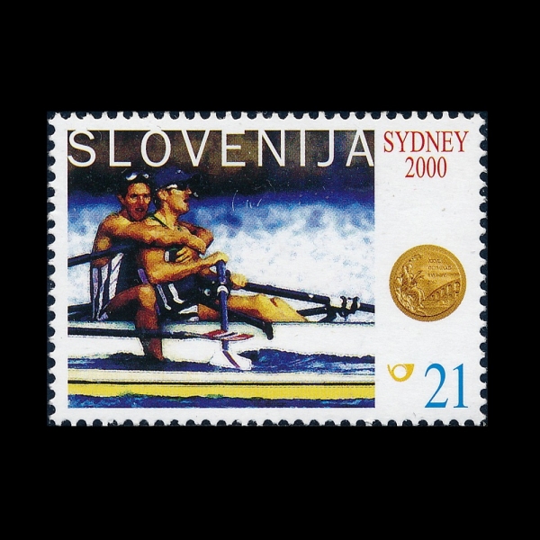 SLOVENIA(���κ��Ͼ�)-#434-64t-GOLD MEDALISTS AT 2000 SUMMER OLYMPIC, IZTOK COP, LUKA SPIK AND DOUBLE SCULLS(������ ����, ��ī ����)-2000.10.16��