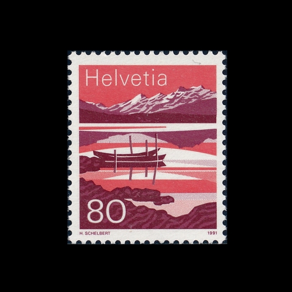 SWITZERLAND(������)-#907-80c-MELCHSEE(������)-1991.12.16��