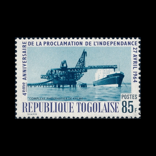 TOGO(���)-#482-85fr-LOADING SHIP WITH PHOSPHATE(��ũ ��� ���)-1964.4.27��
