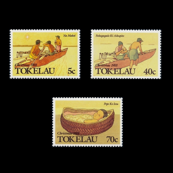 TOKELAU(���̶��)-#A29(3��)-ISLAND CHRISTMAS(���� ũ��������)-1988.12.7��