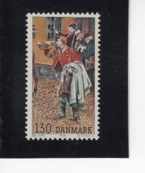 DENMARK(����ũ)-#590-130o-POSTILION, BY OTTO BACHE(���� ��ü�� ����ƿ����)-1976.6.17��