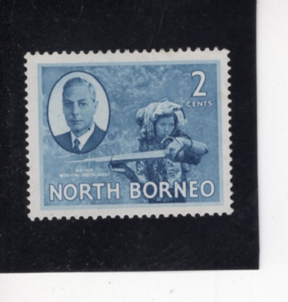 NORTH BORNEO(�Ϻ����׿�)-#245-2c-MUSICIAN(���ǰ�)-1950.7.1��