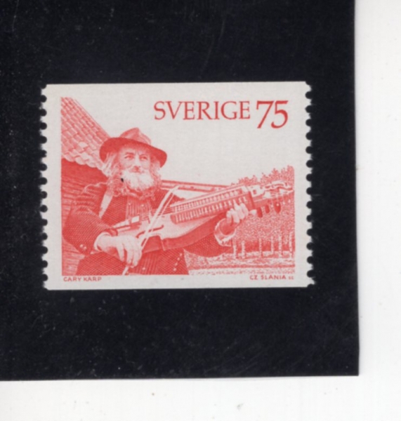 SWEDEN(������)-#1140-75o-OLD MAN PLAYING KEY FIDDLE(Ű ���̿ø� �����ϴ� ����)-1975.10.11��