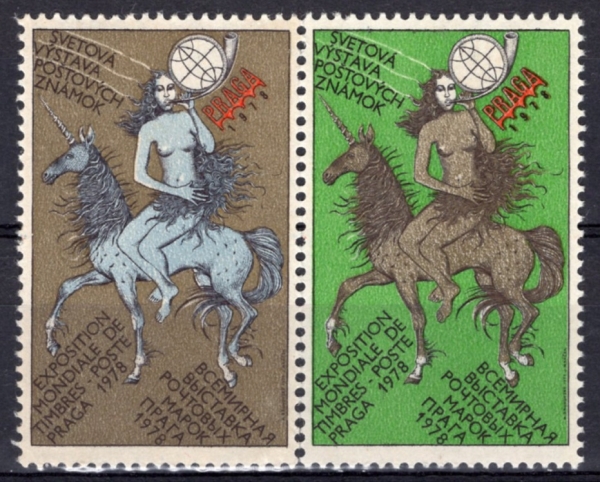 CZECHOSLOVAKIA(ü�ڽ��ι�Ű��)-#NO(2��)-UNICORN(������)-1978��