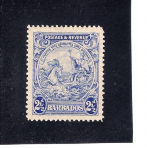 BARBADOS(�ٺ��̵���)-#170-2 1/2p-SEAL OF COLONY(�ٺ��̵����� ����)-1925��