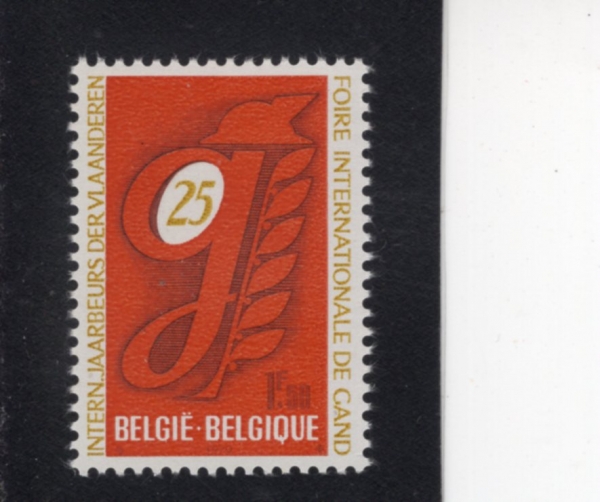 BELGIUM(���⿡)-#790-1.50fr-25TH INTL. FAIR AT GHENT, SEPT. 12-27(��25ȸ ���� �ڶ�ȸ, ��Ʈ)-1970.9.19��