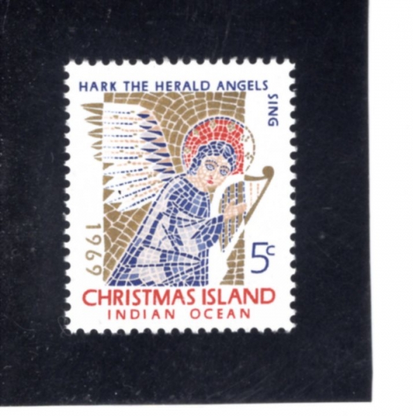 CHRISTMAS ISLAND(ũ�������� ��)-#34-5c-\"HARK THE HERALD ANGELS SING\"(\"����! \"õ����� �뷡�ϴ� ����\")-1969.11.10��