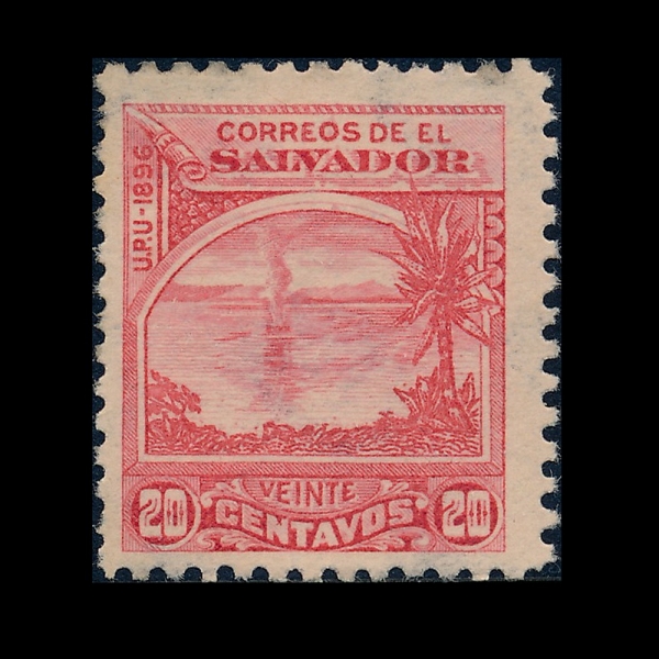 EL SALVADOR(����ٵ���)-#153-20c-LAKE ILOPANGO(�Ϸ��ΰ� ȣ��)-1896��