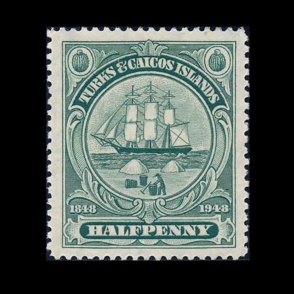 TURKS & CAICOS ISLANDS(��ũ�� ����Ŀ�� ����)-#94-1/2p-DEPENDENCY\