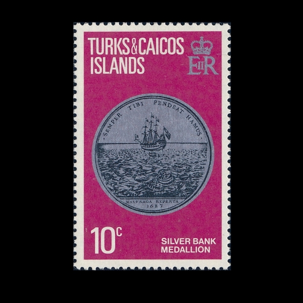 TURKS & CAICOS ISLANDS(��ũ�� ����Ŀ�� ����)-#224-10c-FISHING(�)-1971.2.2��