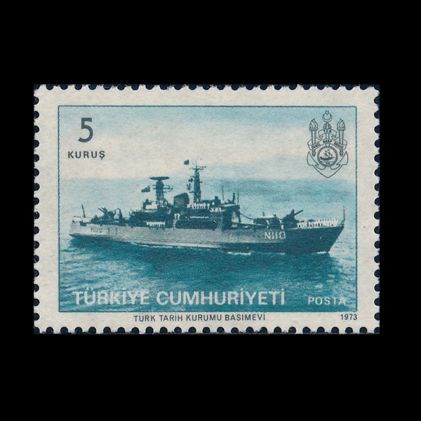 TURKEY(Ƣ��Ű��)-#1944-5k-MINELAYER NUSRET(������)-1973.8.1��