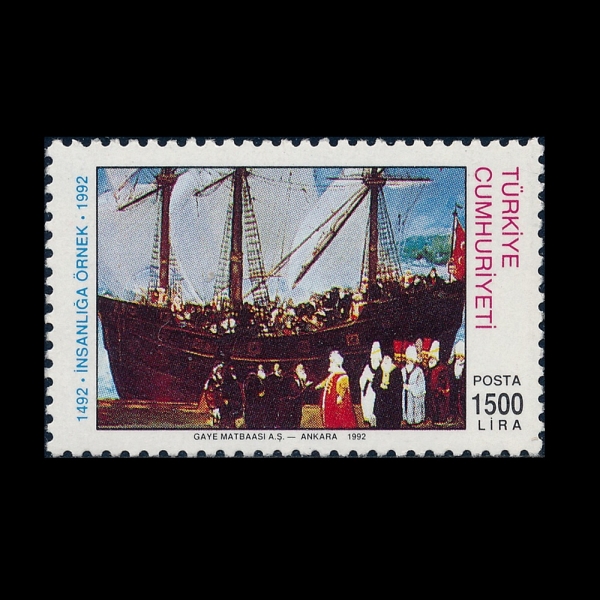 TURKEY(Ƣ��Ű��)-#2526-1500 I-SETTLEMENT OF JEWS IN TURKEY, 500TH ANNIV.(��Ű ������ ���� 500�ֳ�)-1992.5.15��
